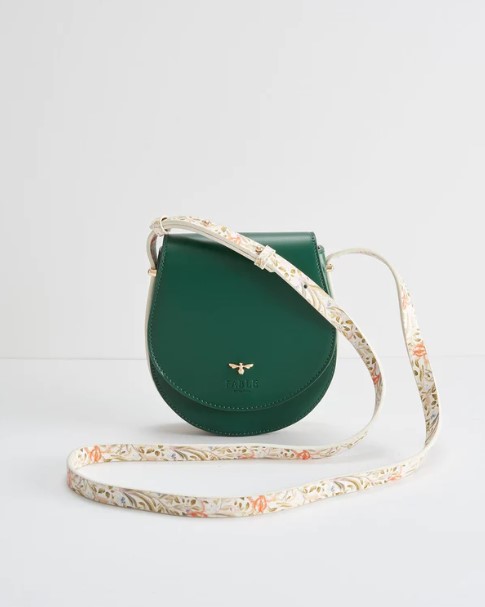 Fable-Matilda-Saddle-Bag-Iris-Green